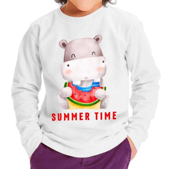Hippos on Parade: Dress Your Little Ones in Hippo T-Shirt Kids Fashion