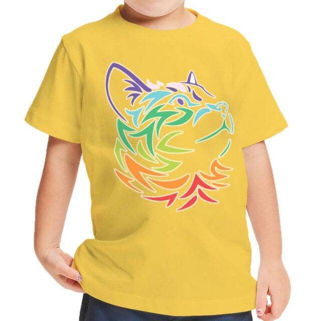 Pounce into Fashion: Cat Kids T-Shirts for Little Feline Enthusiasts!