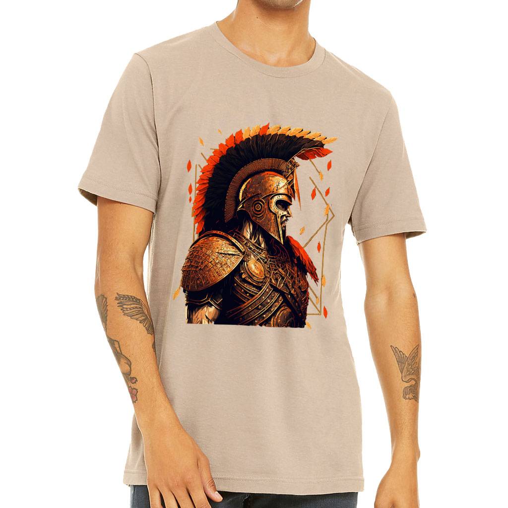 Fighter Short Sleeve T-Shirt - Muscular Man T-Shirt - Themed Short Sleeve Tee Color : Black|Sage|Tan|White 