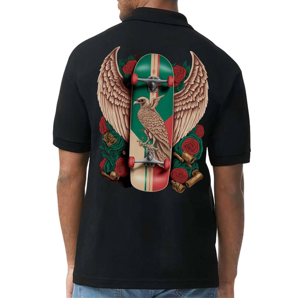 Skateboard Jersey Sport T-Shirt - Bird Print T-Shirt - Skate Art Sport Tee Color : Black|Navy|Sport Gray|White 