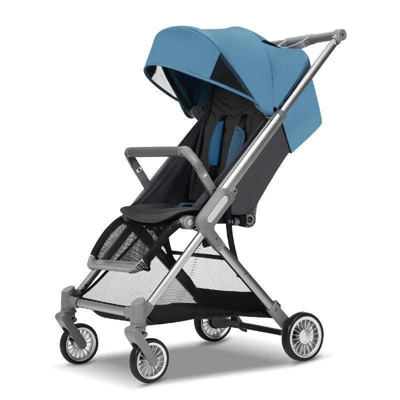 Baby Carriage 0-3 Years Lightweight Stroller Color : Red|Blue|Black|Gray 