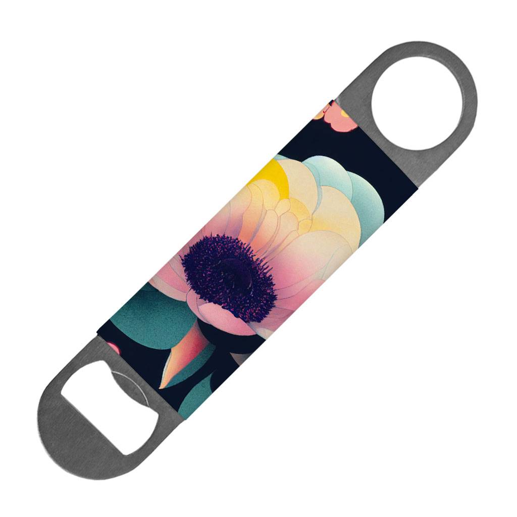 Abstract Flower Art Bottle Opener - Cute Beer Opener - Cool Bottle Opener  