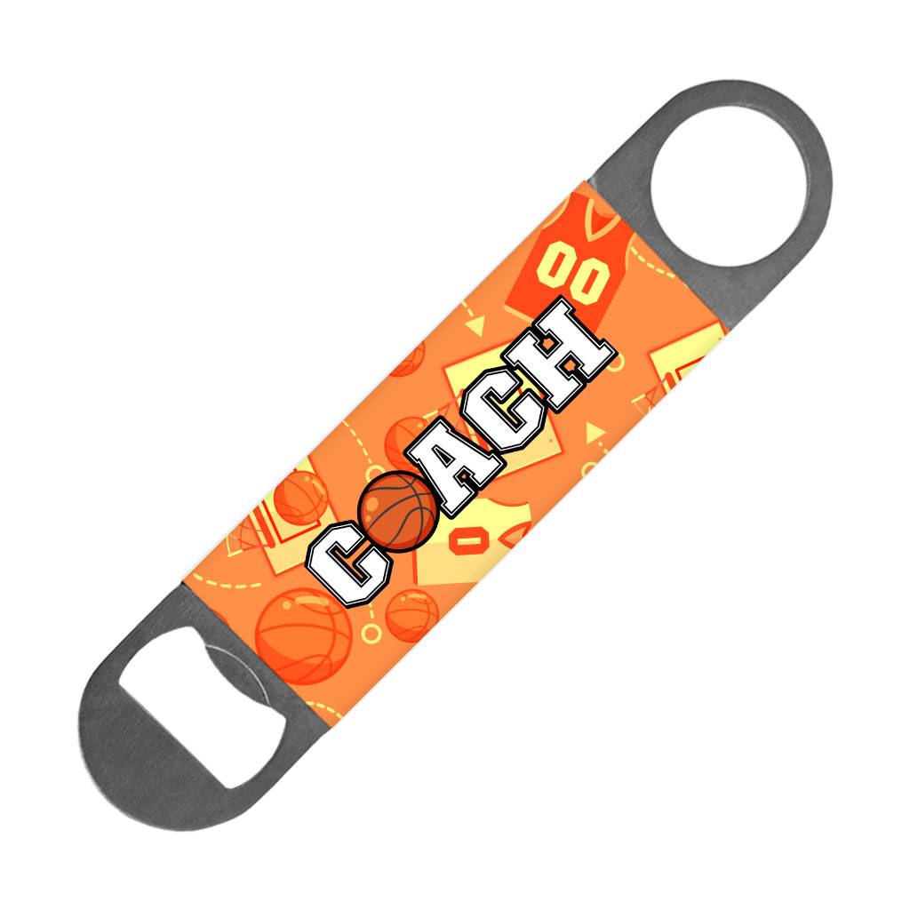Basketball Coaching Bottle Opener - Sport Beer Opener - Colorful Bottle Opener  