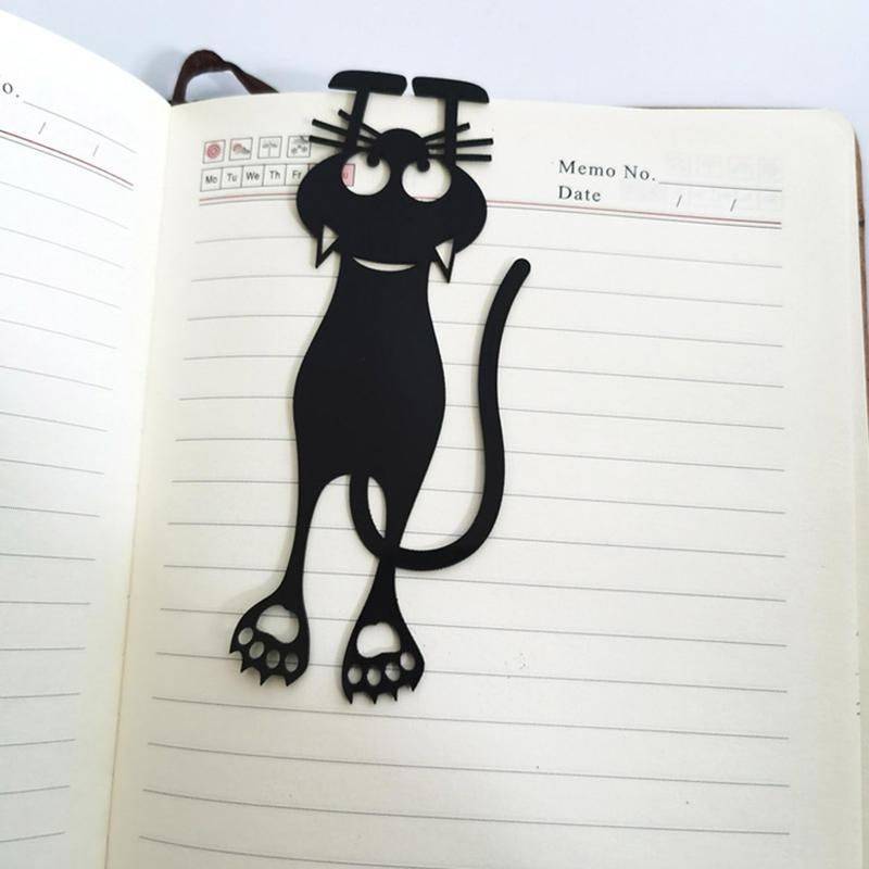 Cute Black Cat Bookmark Number : 1pc|3pcs|5pcs 