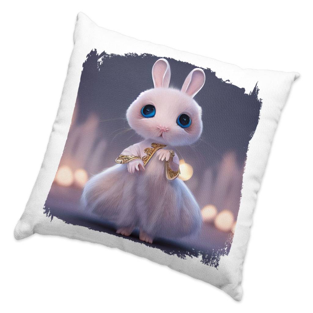 Cute Cartoon Rabbit Square Pillow Cases - Colorful Pillow Covers - Cool Pillowcases  