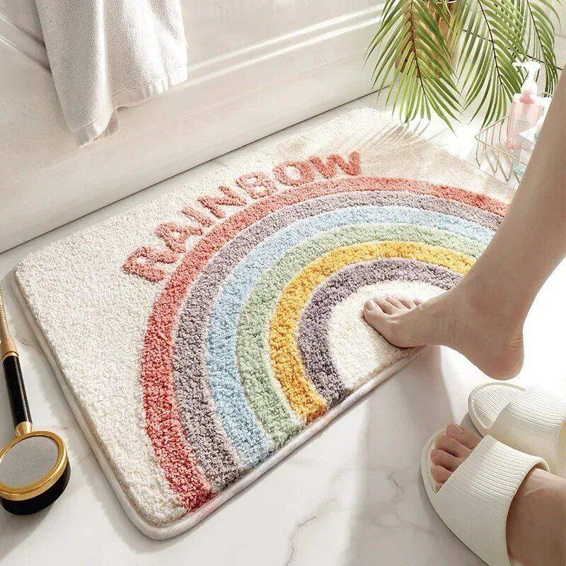 Elegant Geometric Non-Slip Absorbent Floor Mat for Home Design : A|B|C|D|E|F|G|H|I|J 