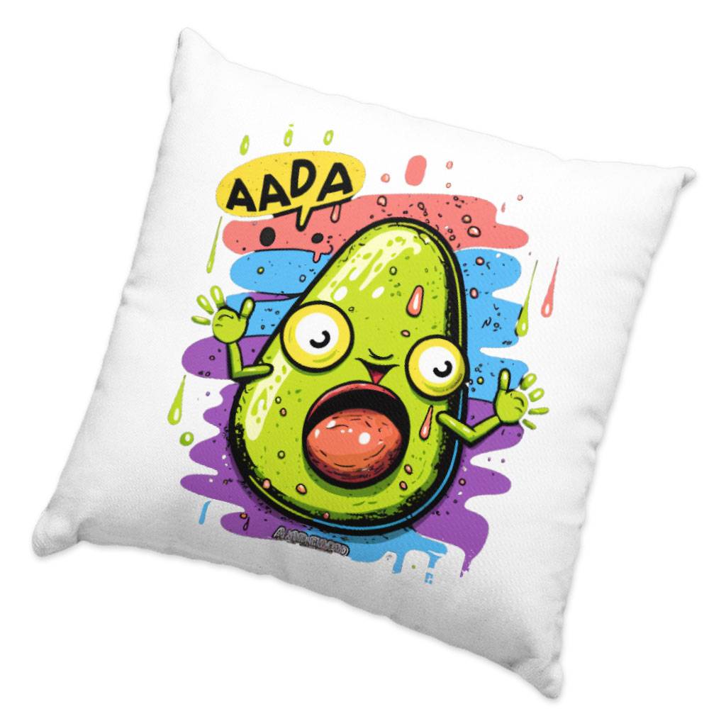 Funny Avocado Square Pillow Cases - Creative Pillow Covers - Printed Pillowcases  