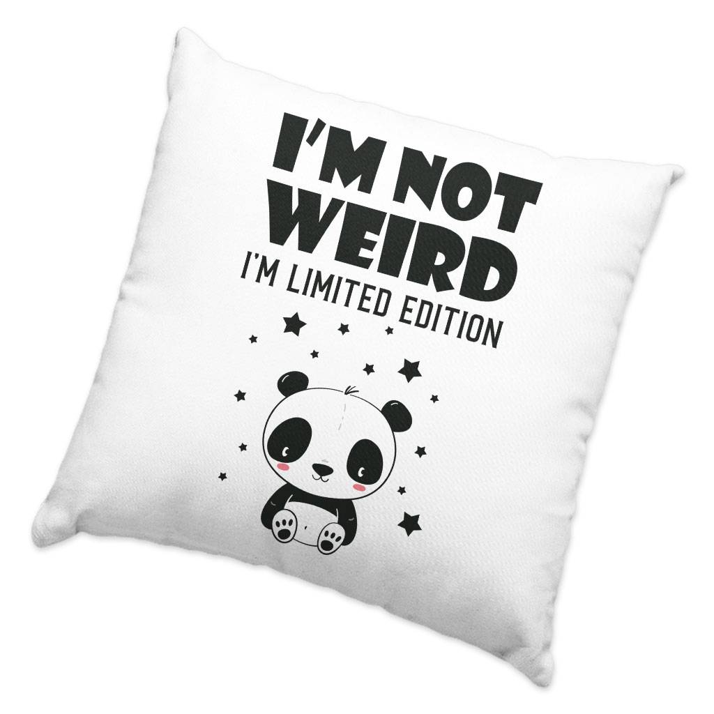 I am Not Panda Square Pillow Cases - Colorful Pillow Covers - Funny Pillowcase  