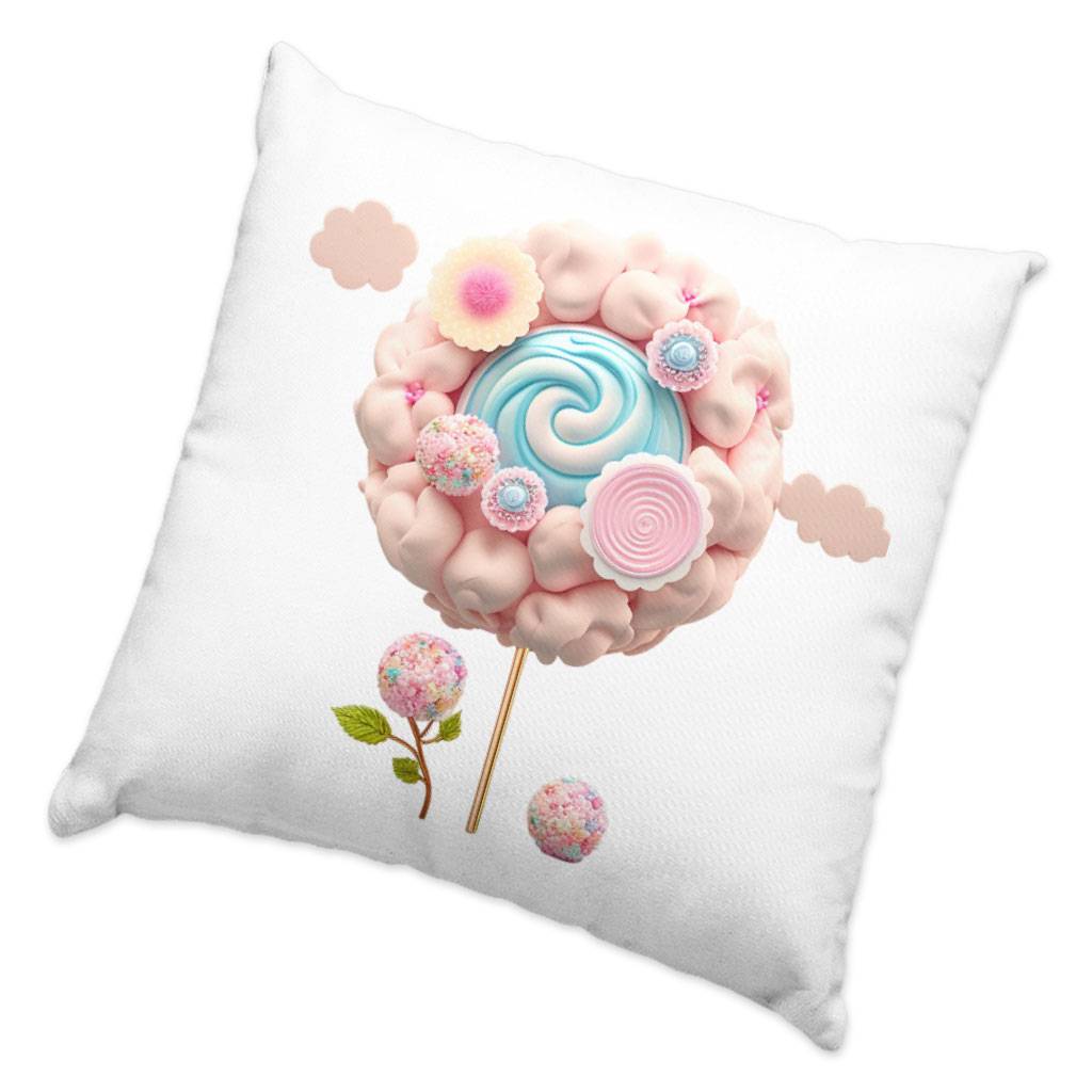 Lolly Pop Square Pillow Cases - Sweet Pillow Covers - Kawaii Pillowcases  