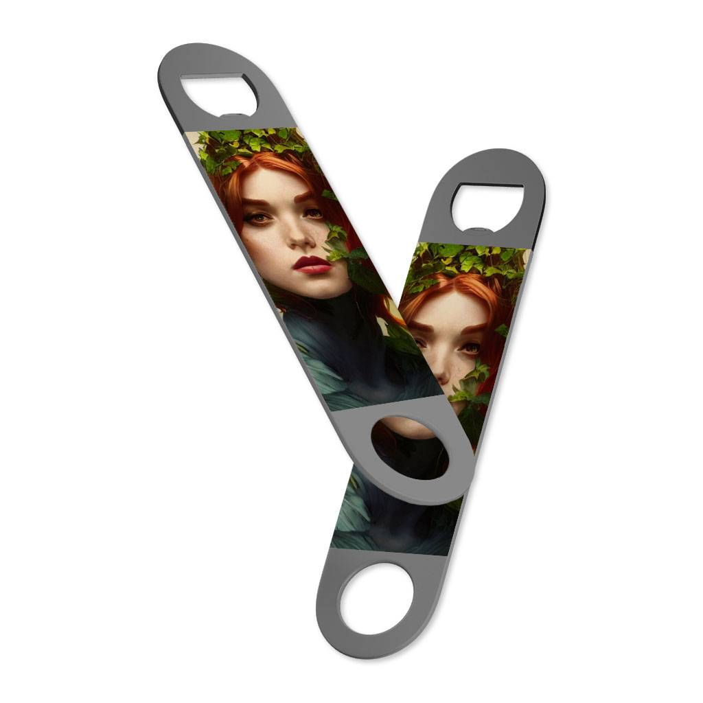 Plant Lover Bottle Opener - Beautiful Face Beer Opener - Graphic Bottle Opener  