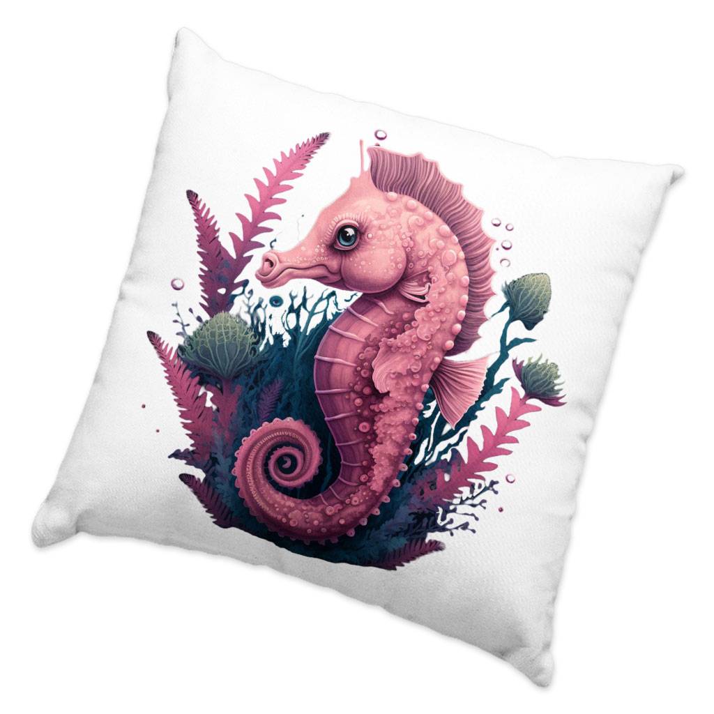 Seahorse Square Pillow Cases - Adorable Pillow Covers - Cute Design Pillowcases  
