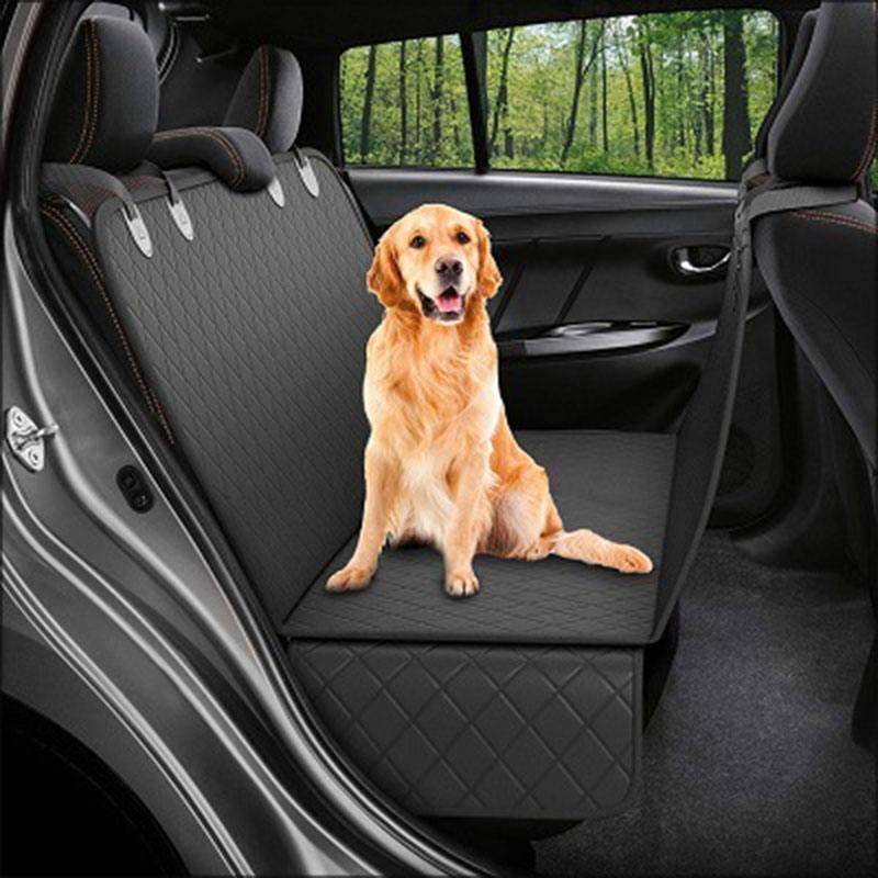 Durable Jean Material Waterproof Dog Car Seat Hammock Color : Black|Orange 