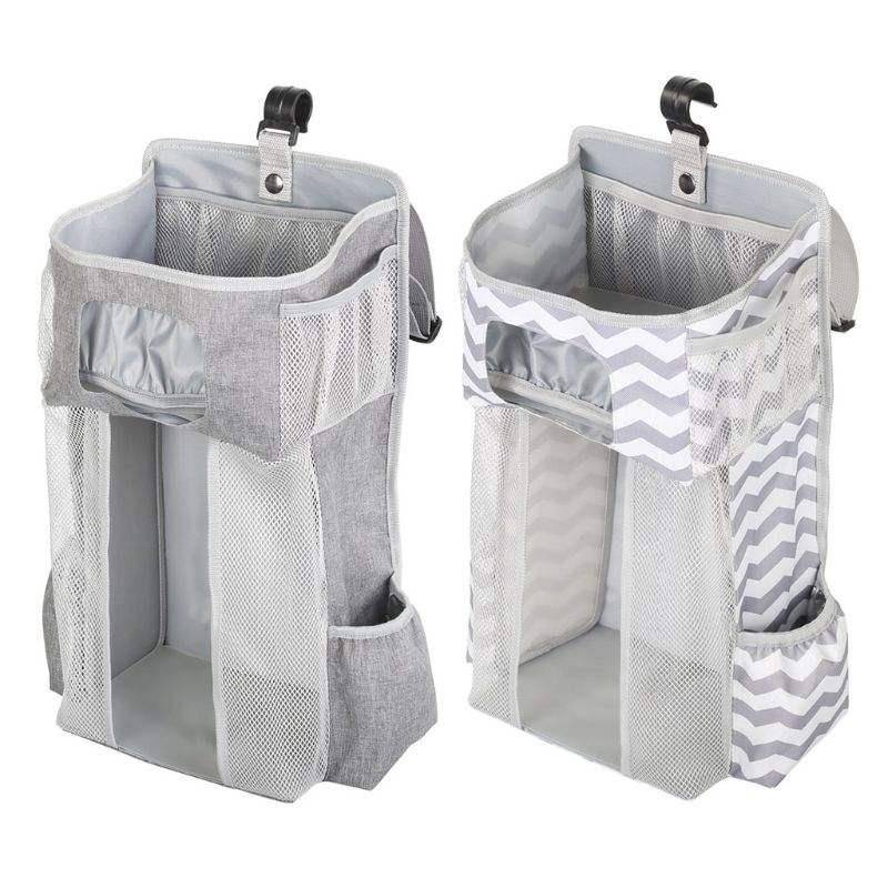 Multi-Functional Diaper Stacker & Nursery Organizer - Space Saving Crib and Wall Storage Solution Accessories Kids & Babies Style : 1|2 