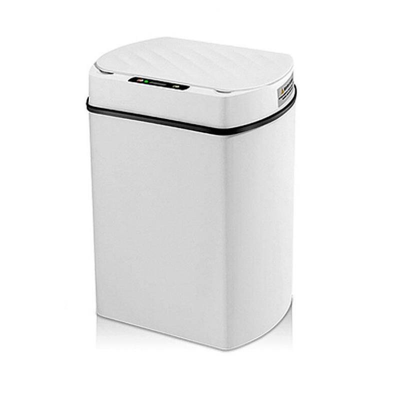 Smart Sensor Kitchen Trash Can Color: White 