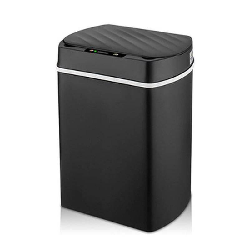 Smart Sensor Kitchen Trash Can Color: Black 
