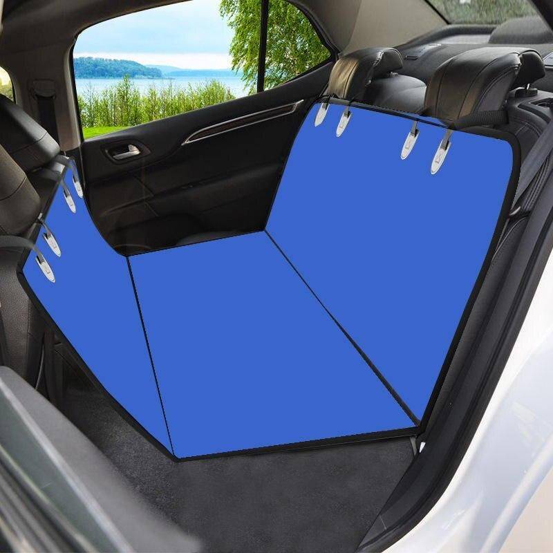 Universal Waterproof Pet Car Seat Cover - Durable Backseat Protector for Dogs & Cats Color : Red|Blue|Black 