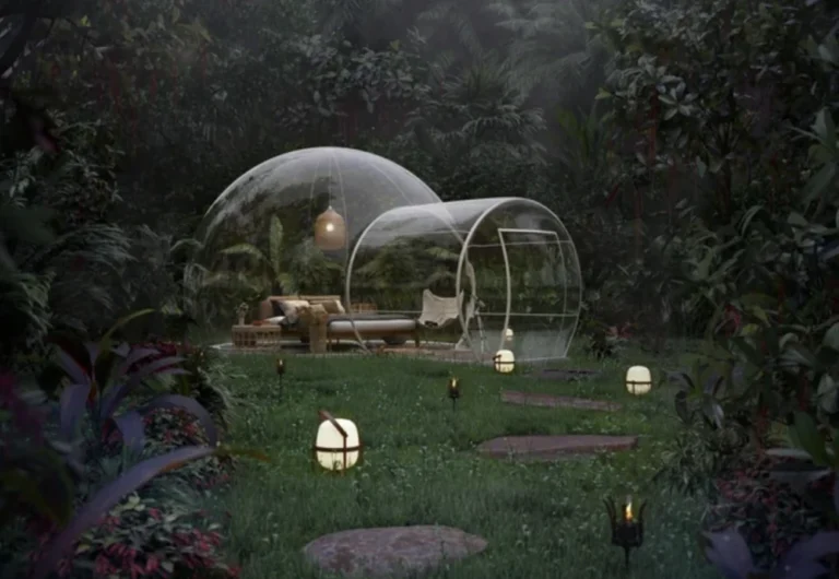 Experience the Magic of Stargazing with a Luxurious Inflatable Transparent Tent